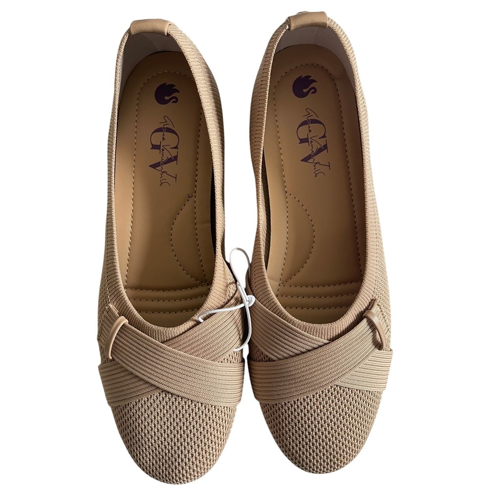 Gloria Vanderbilt Debbie Natural Flats 10 NIB